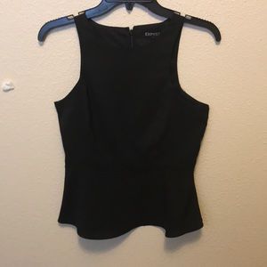 Express black sleeveless top